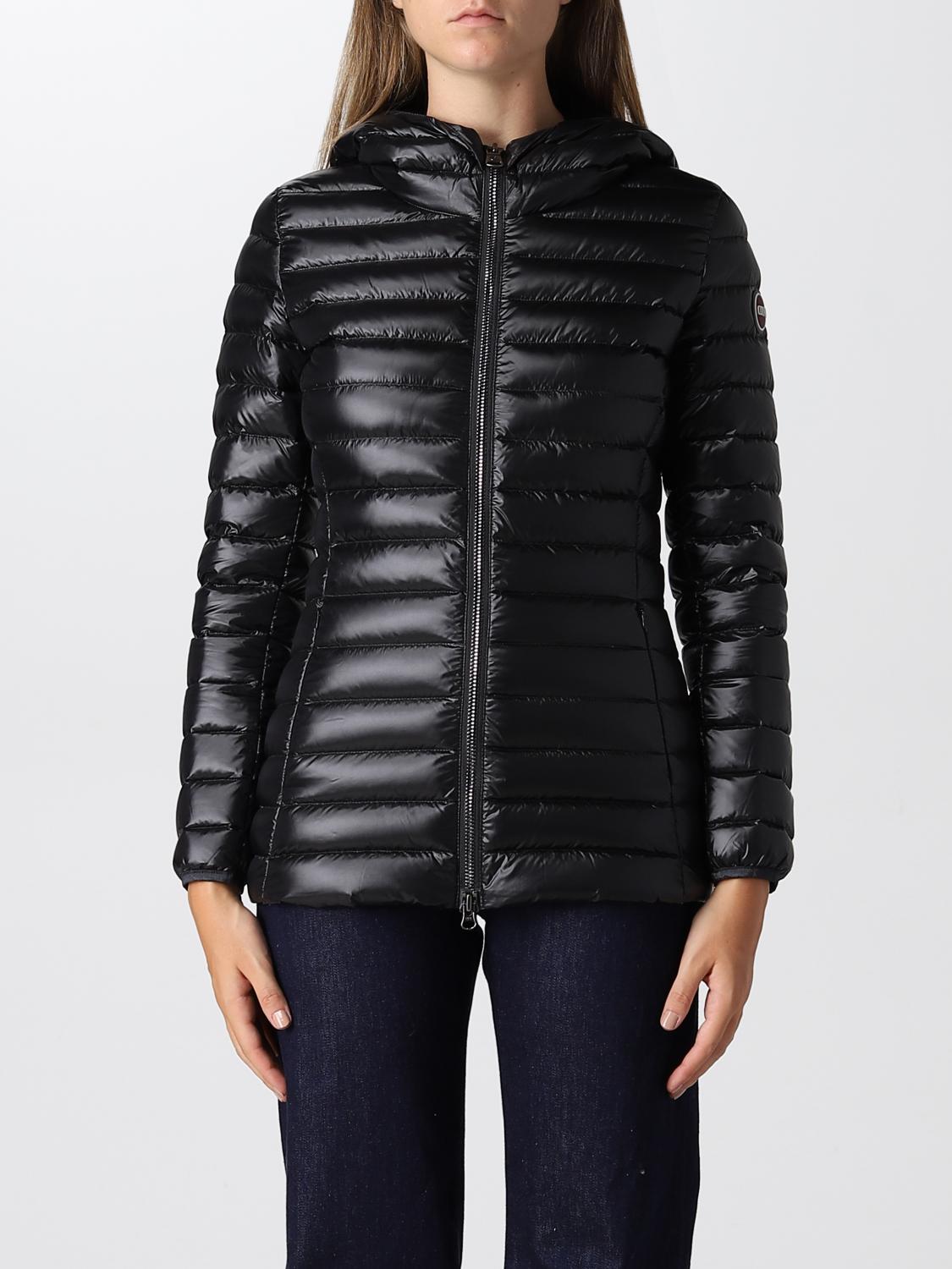 Piumino in nylon riciclato con colletto Check