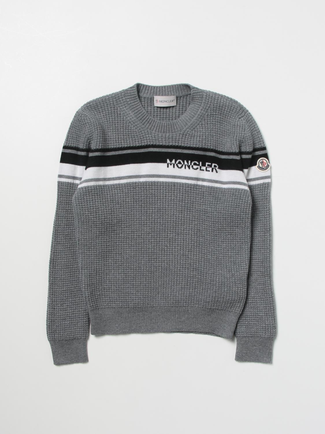 MONCLER JERSEY: Jersey niños Moncler, Gris - Img 1