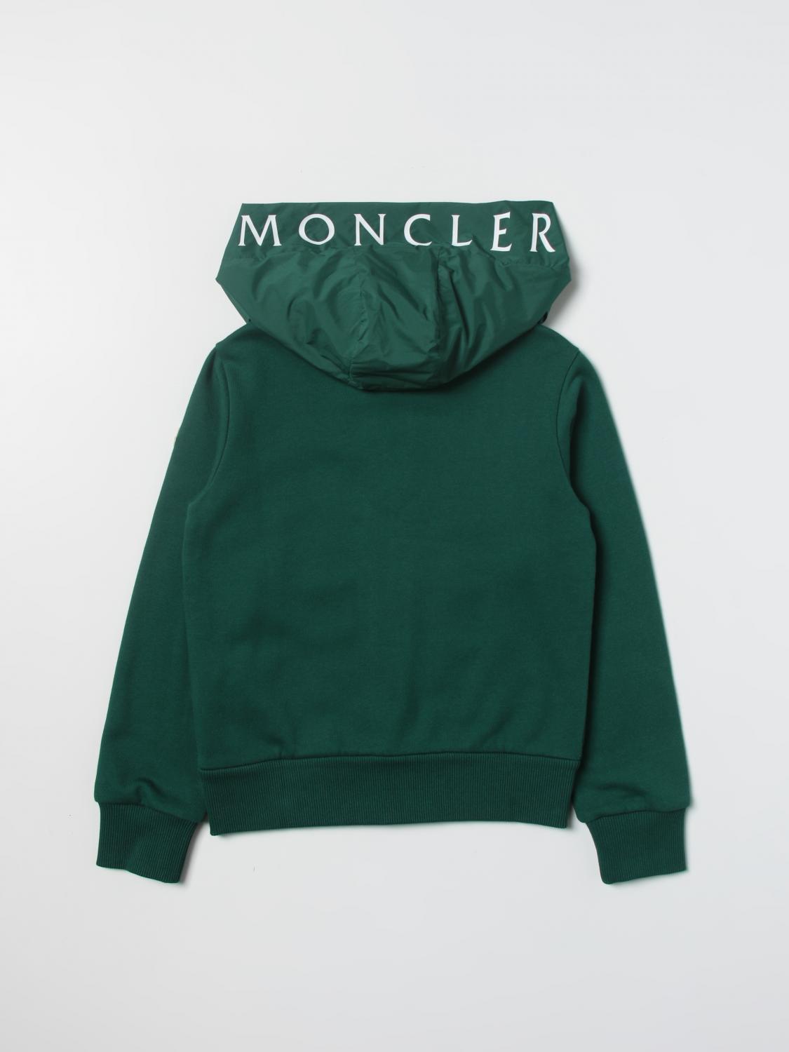 MONCLER JERSEY: Jersey niños Moncler, Verde Botella - Img 2
