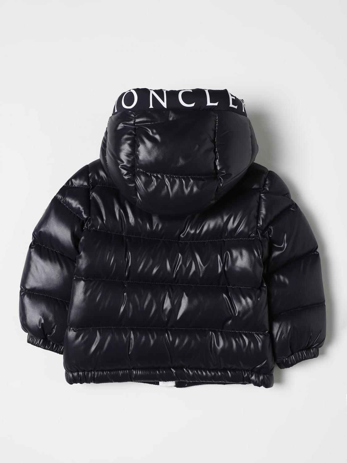 MONCLER JACKET: Moncler Salzman down jacket with hood, Blue - Img 2