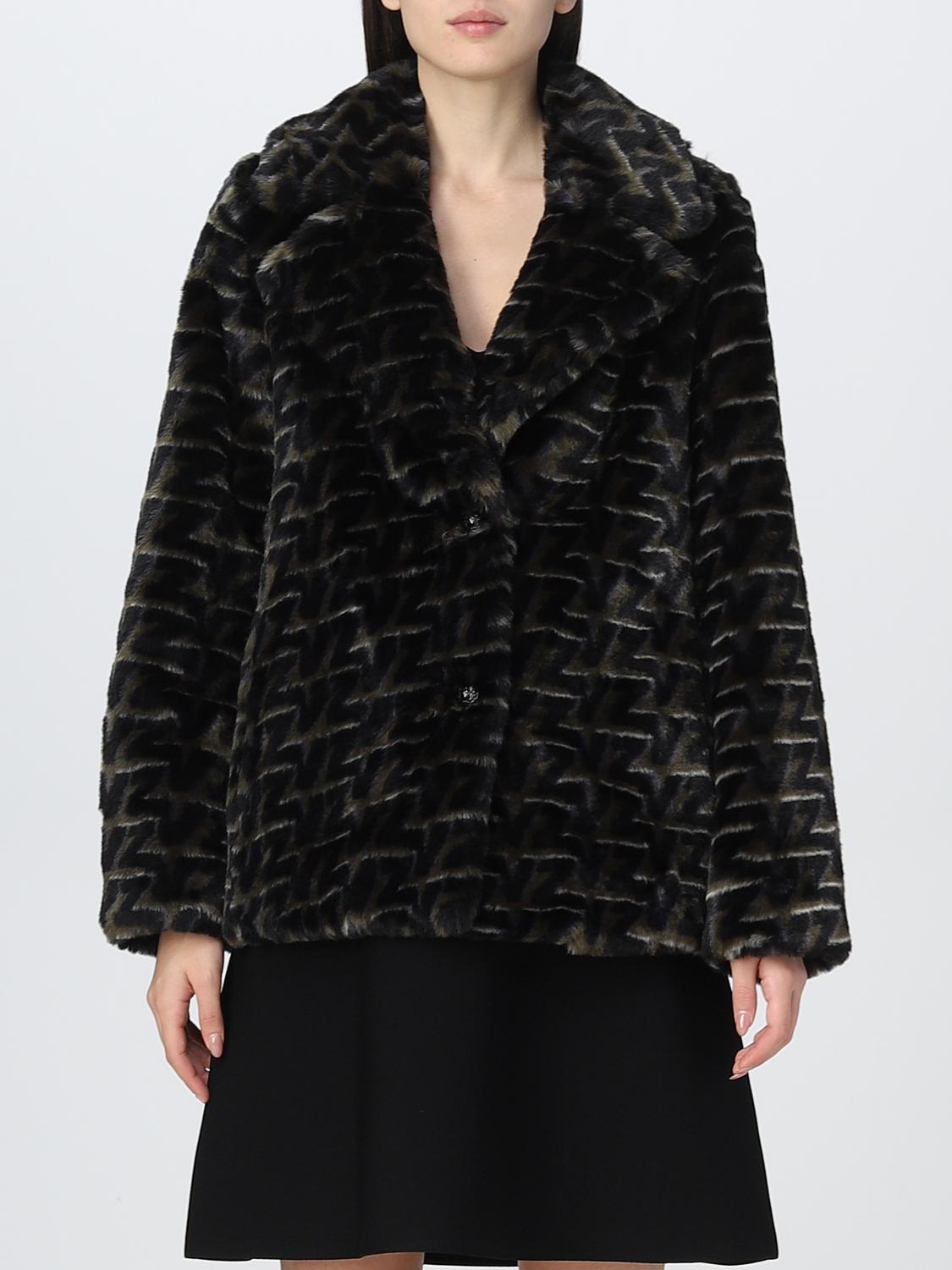 Zadig & Voltaire Woman’s Black Faux Fur Sleeveless Cardigan Size M