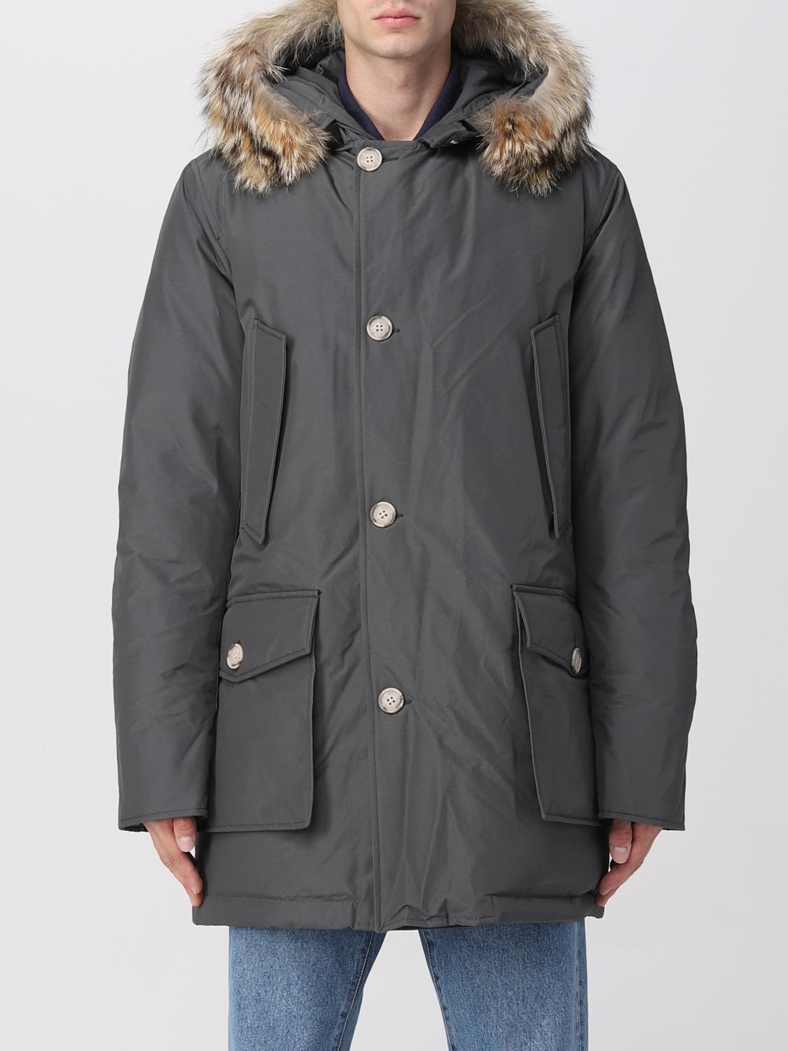 WOOLRICH 코트: 재킷 남성 Woolrich, 그레이 - Img 1