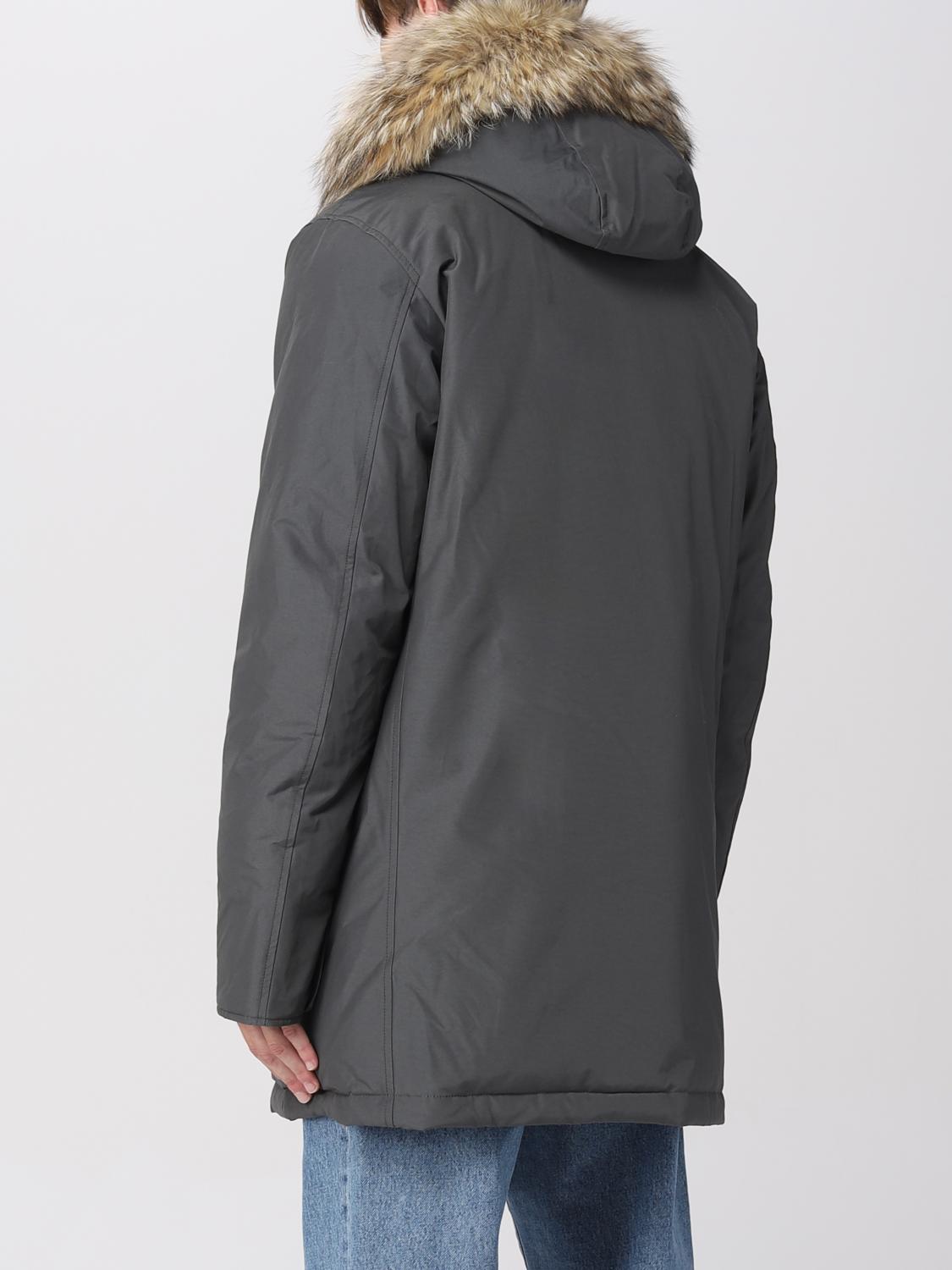 WOOLRICH 코트: 재킷 남성 Woolrich, 그레이 - Img 2