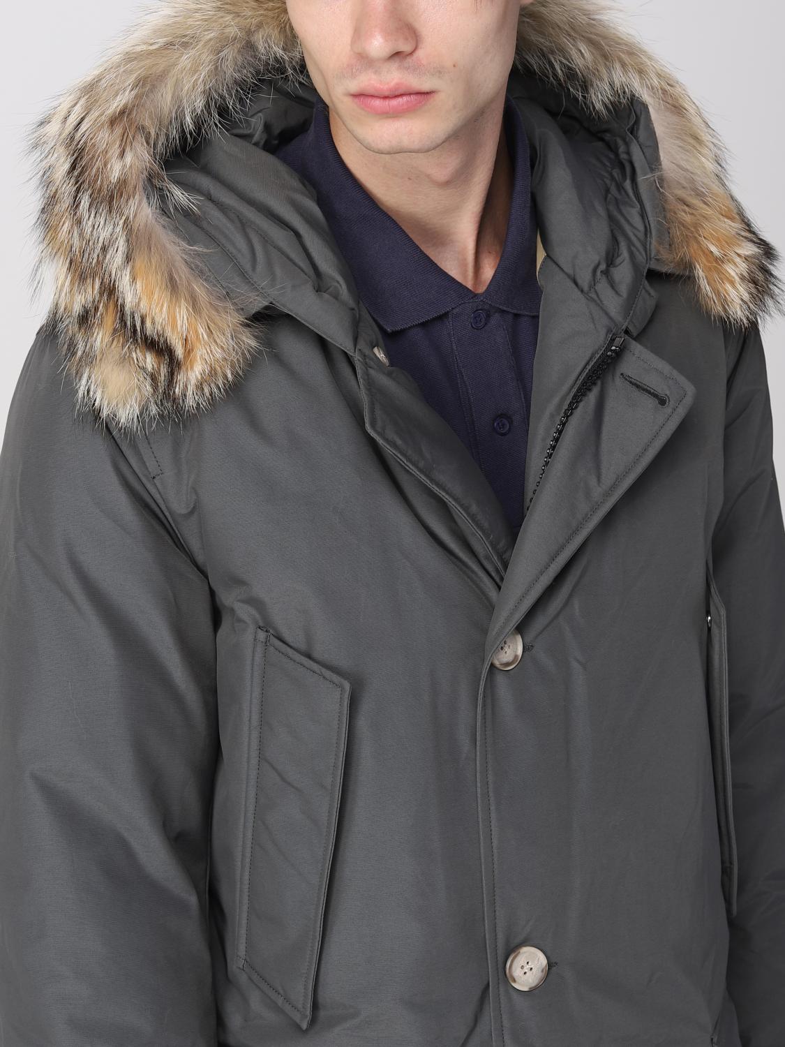 WOOLRICH 코트: 재킷 남성 Woolrich, 그레이 - Img 4