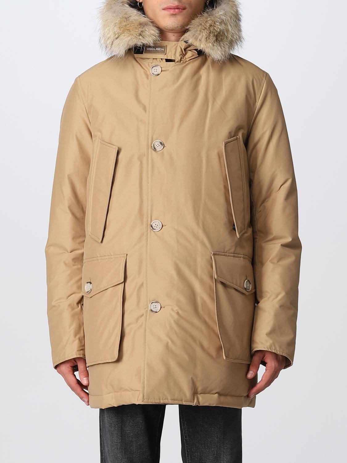 WOOLRICH 코트: 재킷 남성 Woolrich, 베이지 - Img 1