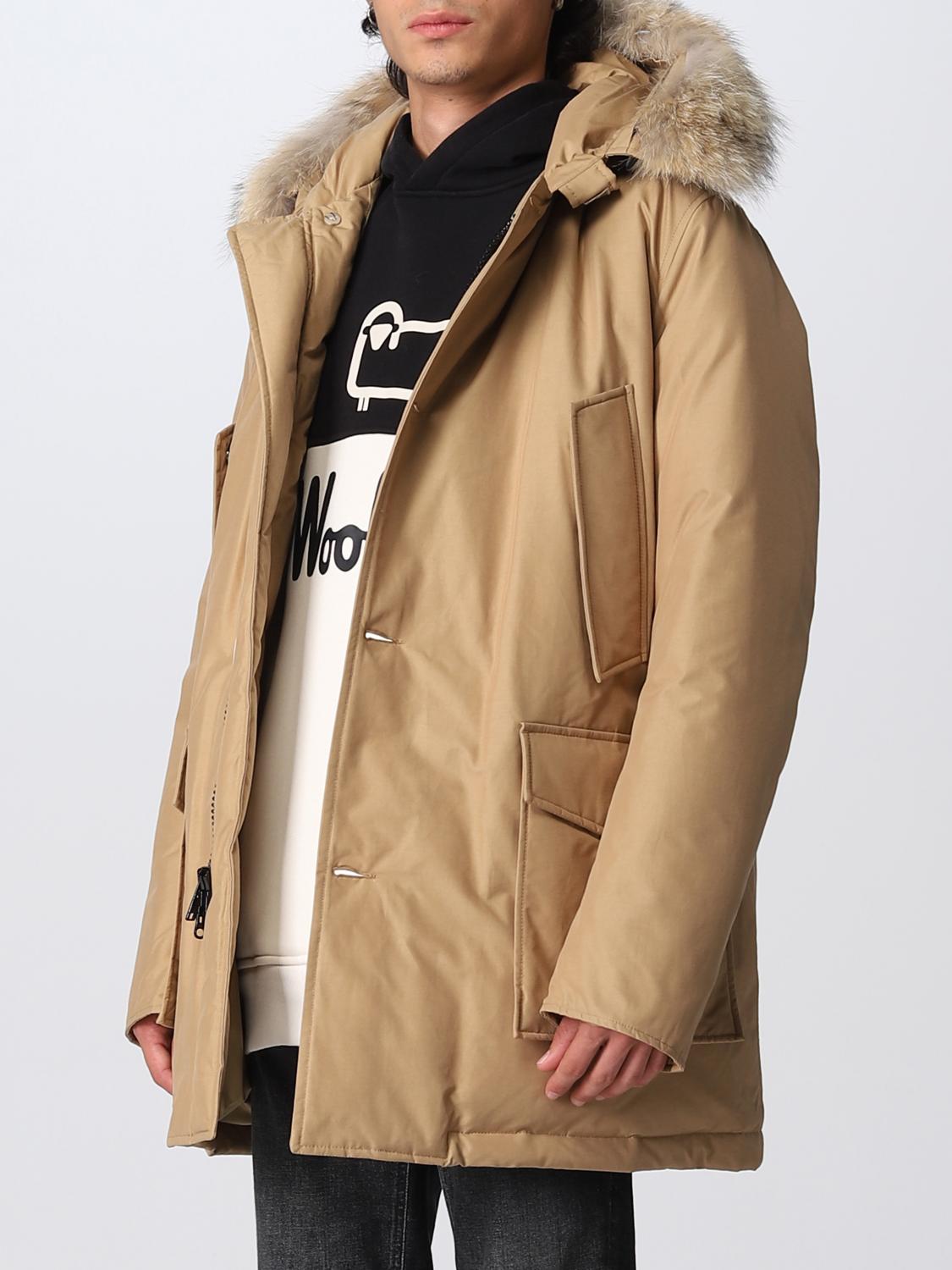 WOOLRICH 코트: 재킷 남성 Woolrich, 베이지 - Img 3