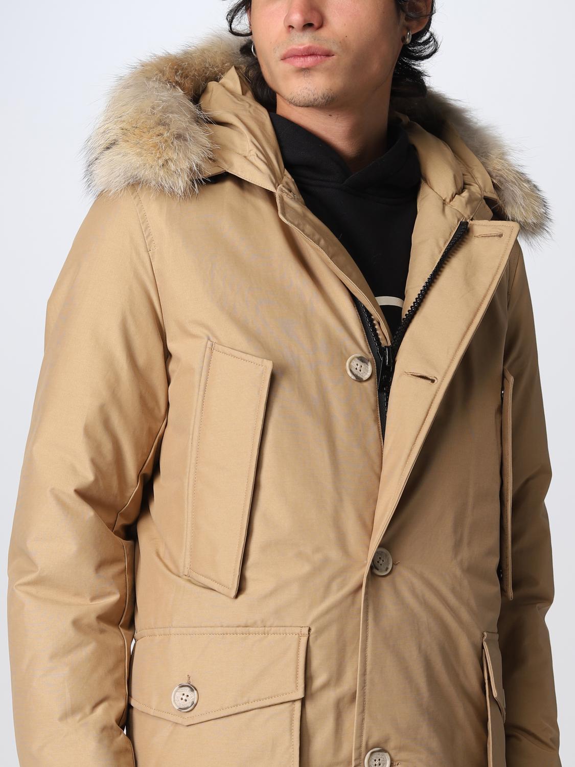 WOOLRICH 코트: 재킷 남성 Woolrich, 베이지 - Img 4