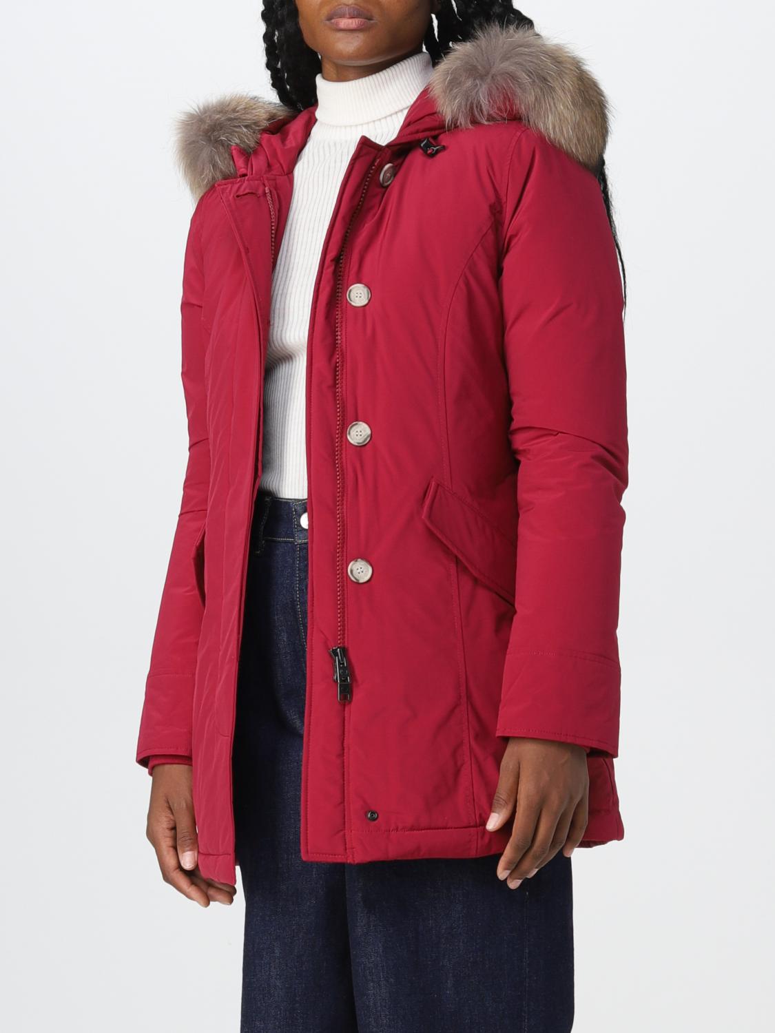 WOOLRICH COAT: Jacket women Woolrich, Red - Img 3