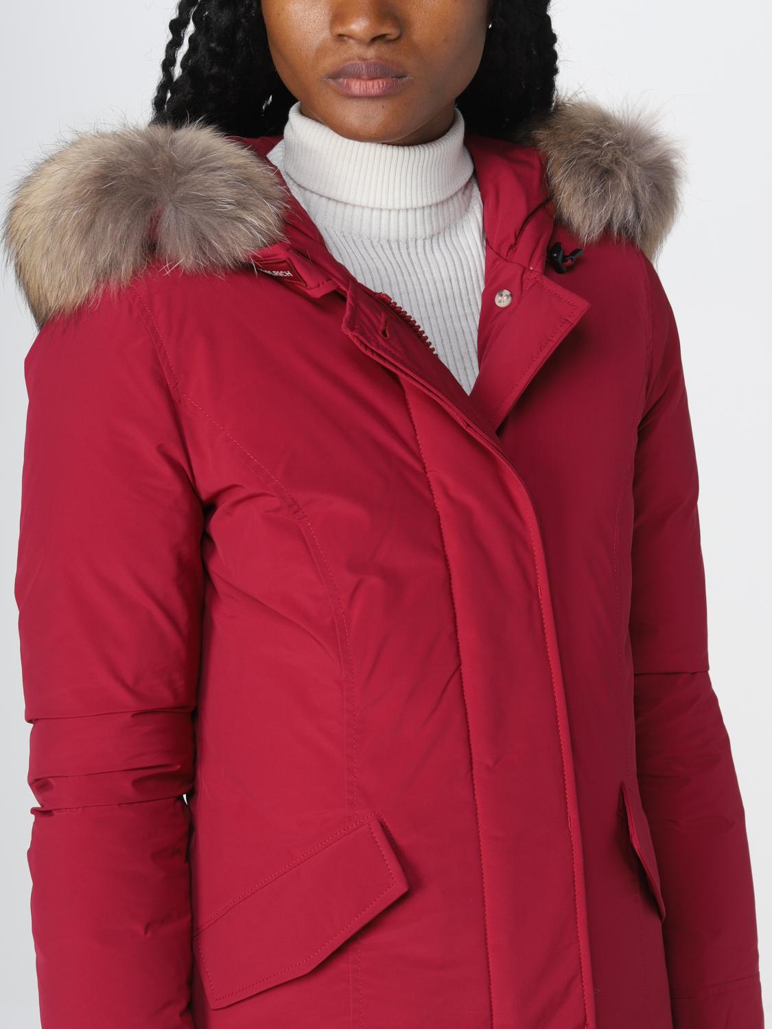 WOOLRICH COAT: Jacket women Woolrich, Red - Img 4