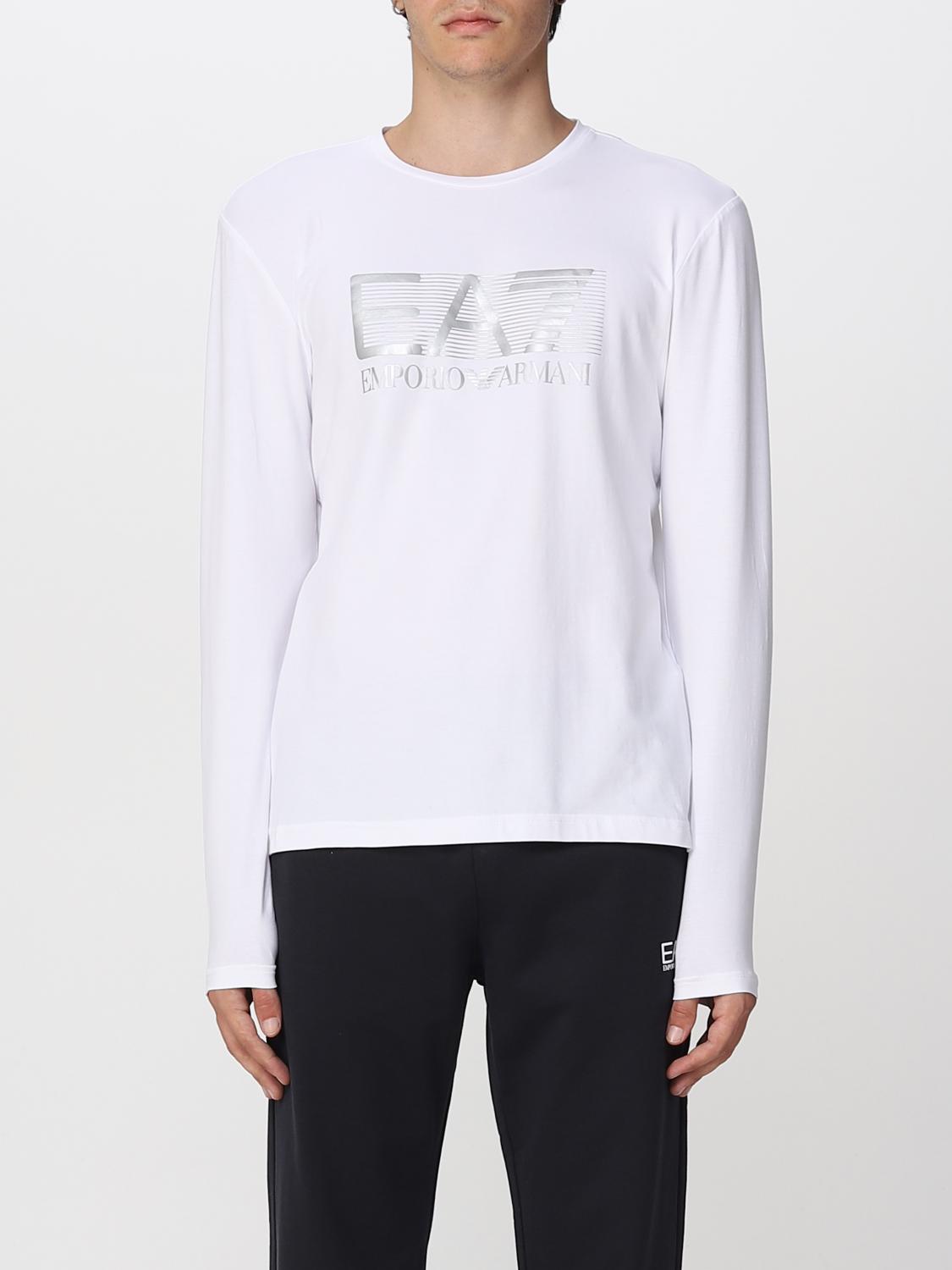Ea7 Homme Coton Blanc T Shirt main image 0