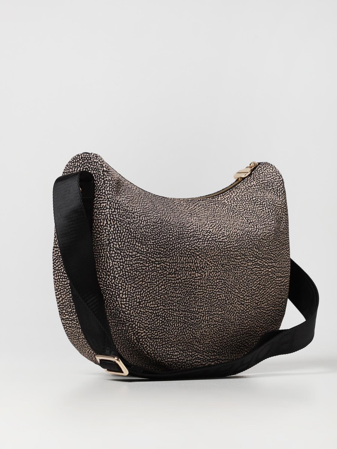 BORBONESE UMHÄNGETASCHE: Borbonese Damen Schultertasche, Natural - Img 2