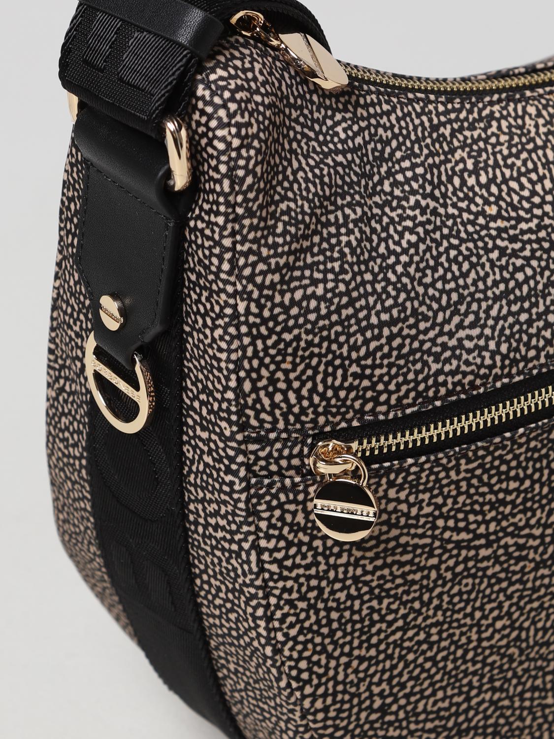 BORBONESE UMHÄNGETASCHE: Borbonese Damen Schultertasche, Natural - Img 3