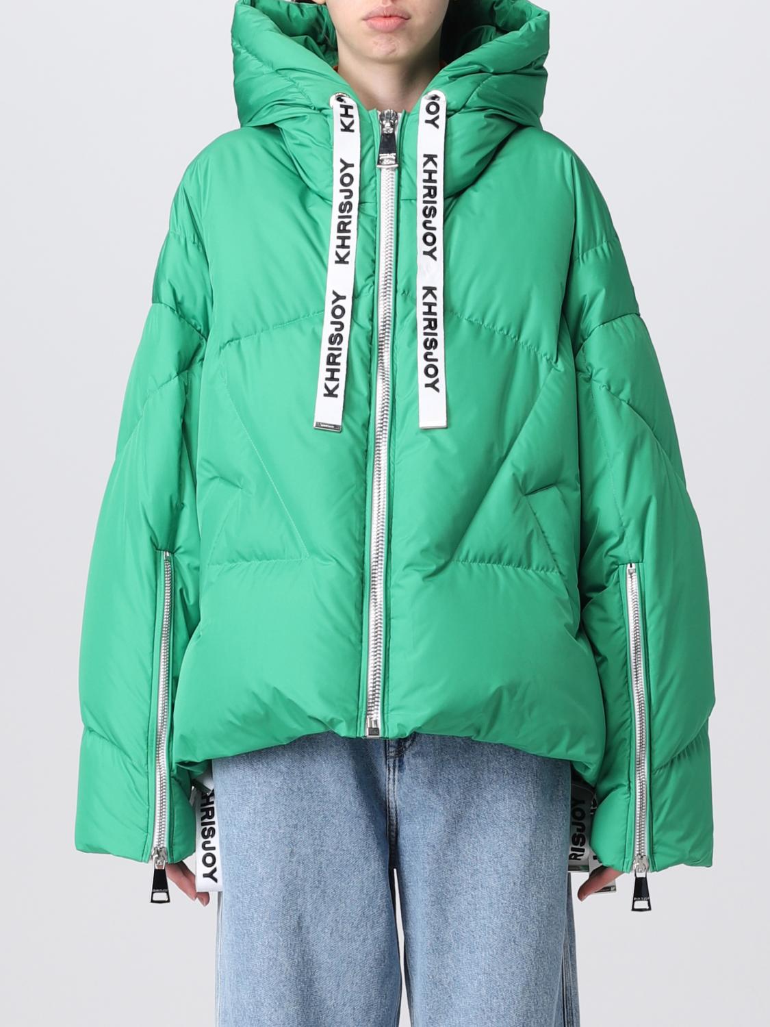 ジャケット KHRISJOY Woman Jacket Green AFPW001NY SG135 KHRISJOY: Jacket women - Green | Khrisjoy jacket AFPW001NY
