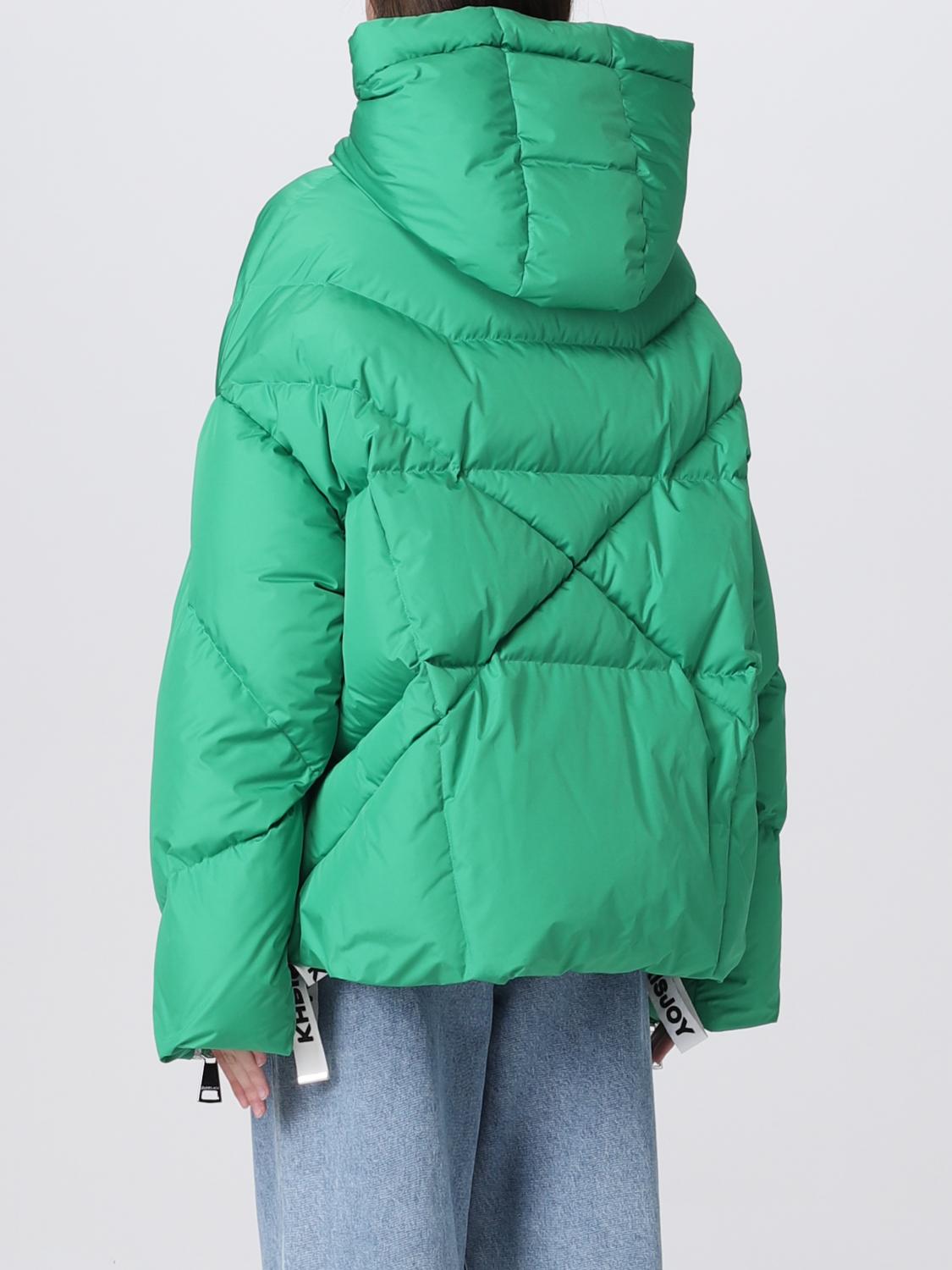 KHRISJOY: Jacket women - Green | Khrisjoy jacket AFPW001NY