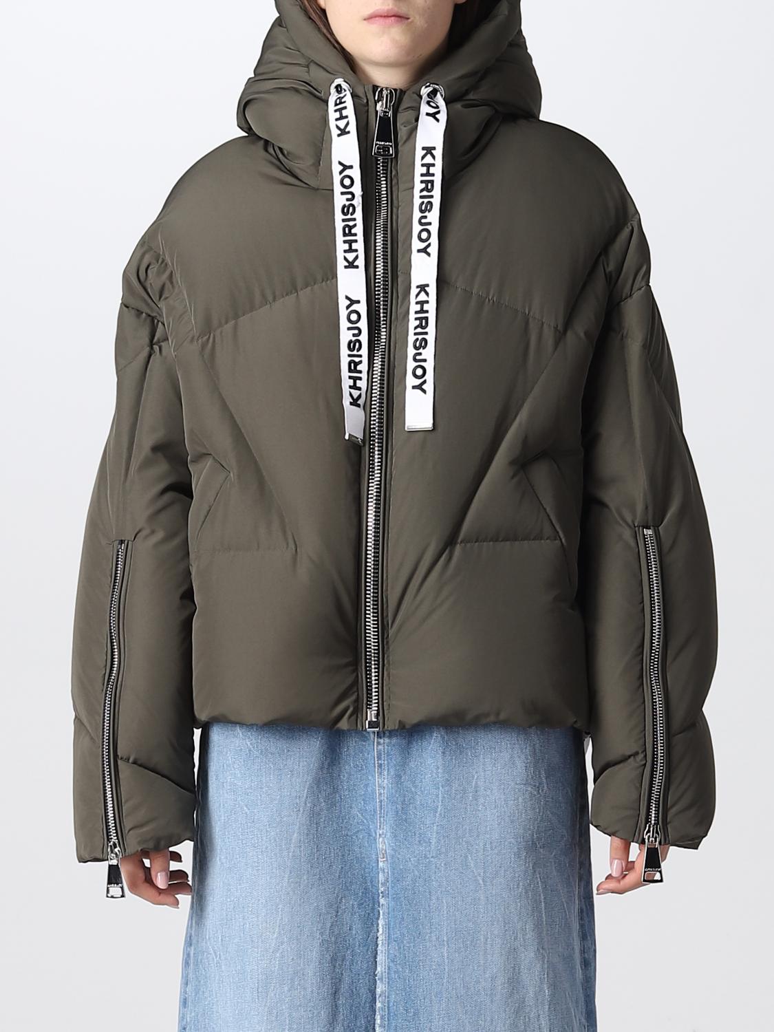ジャケット KHRISJOY Woman Jacket Green AFPW001NY SG135 Khrisjoy Outlet: Jacket woman - Green | Khrisjoy jacket
