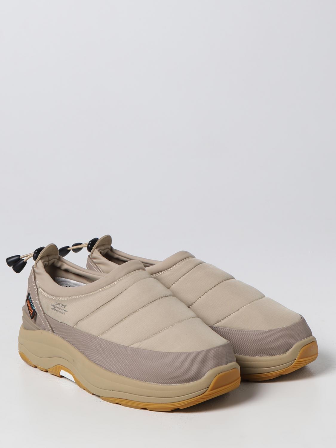 SUICOKE SNEAKERS: Sneakers Pepper Suicoke in nylon imbottito, Beige - Img 2