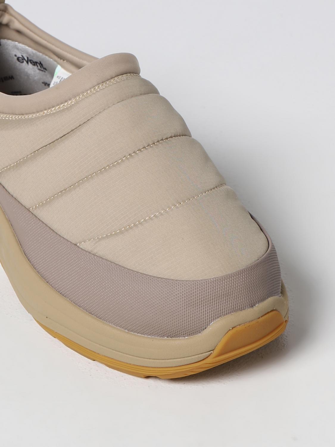 SUICOKE SNEAKERS: Sneakers Pepper Suicoke in nylon imbottito, Beige - Img 4