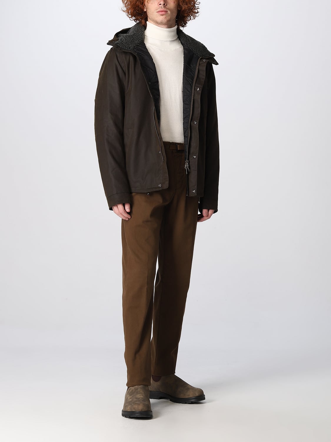 BARBOUR JACKET: Jacket men Barbour, Olive - Img 2