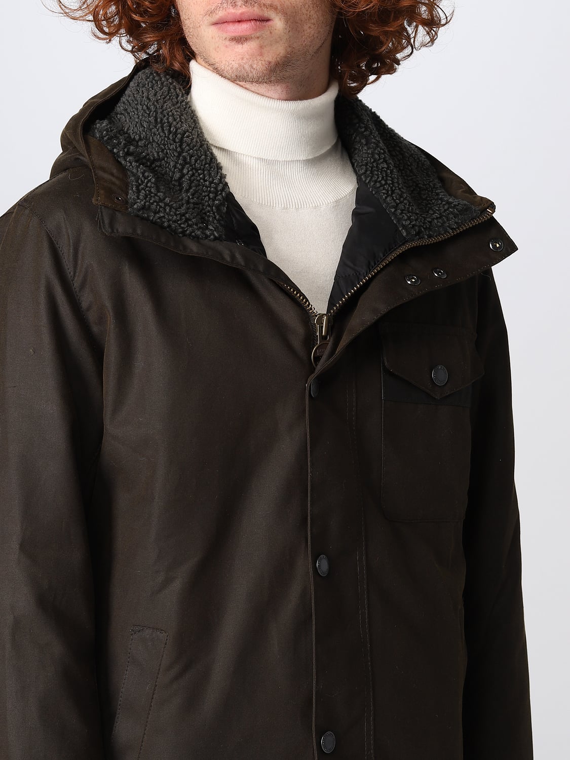 BARBOUR JACKET: Jacket men Barbour, Olive - Img 5