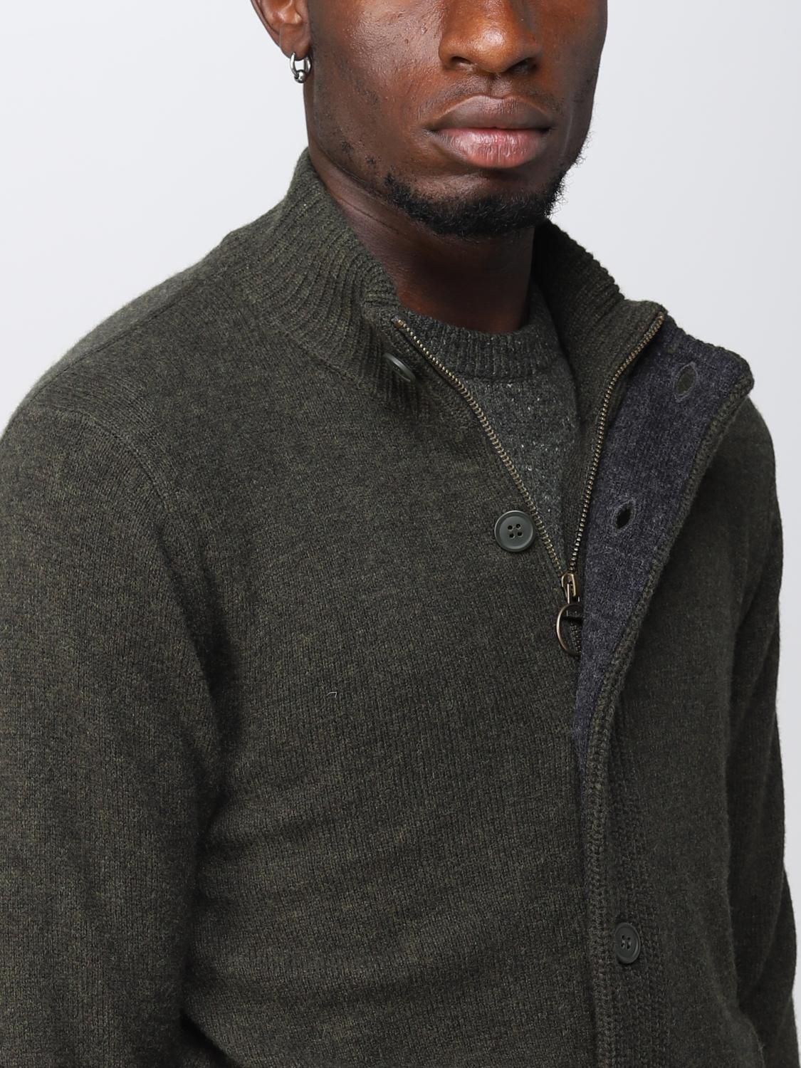 BARBOUR STRICKJACKE: Barbour Herren Pullover, Olive - Img 4