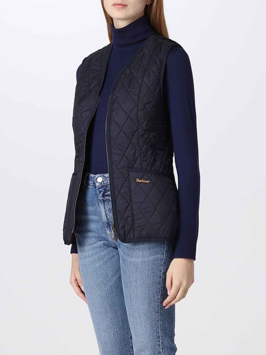 BARBOUR WAISTCOAT: Jacket women Barbour, Blue - Img 3