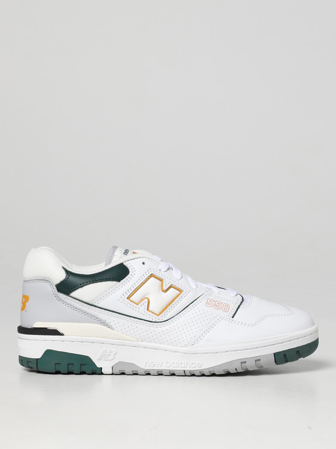 New Balance Sneakers CON  LOGO SCRITTO SULLA GOMMA GSB550CD con lacci
