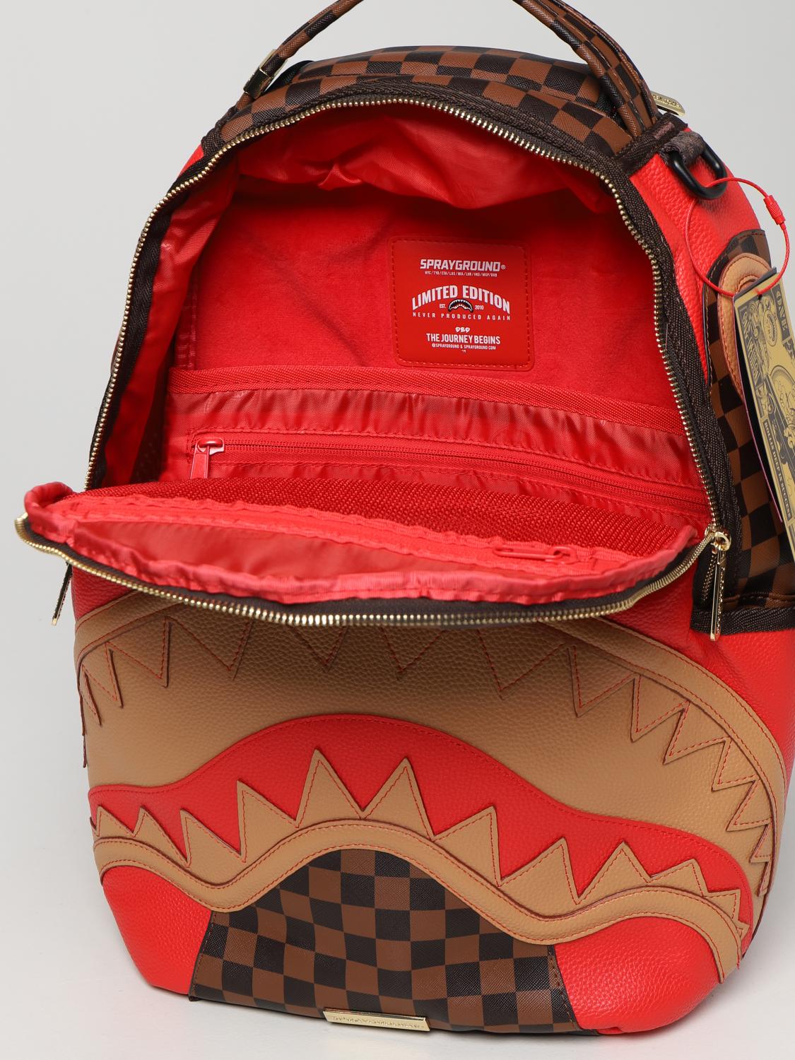 SPRAYGROUND BACKPACK: Bags men Sprayground, Brown - Img 4