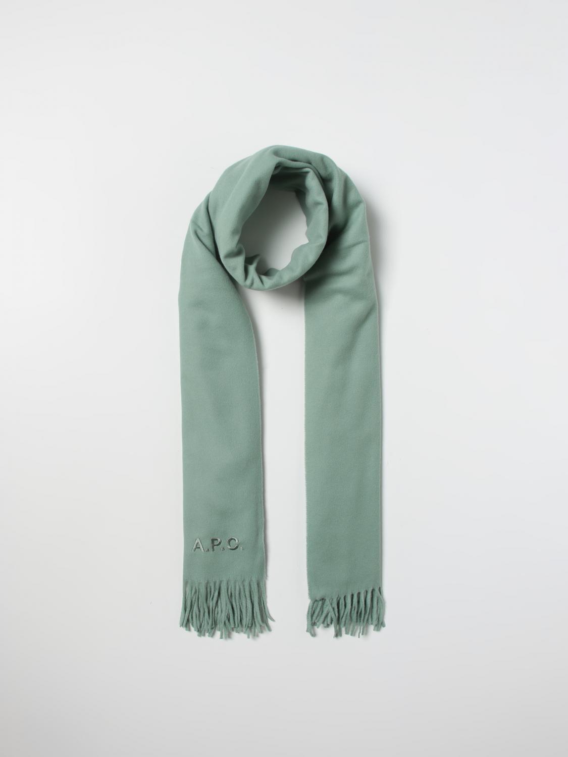 A.P.C. SCIARPA: Sciarpa A.P.C. in lana vergine, Verde - Img 2