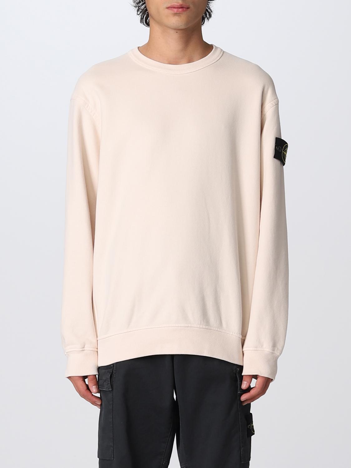 STONE ISLAND: Sweatshirt men Pink Stone Island sweatshirt