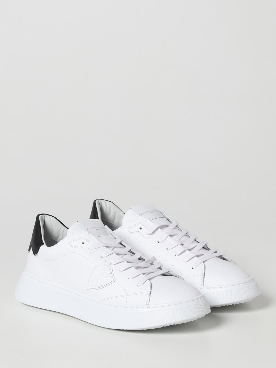 PHILIPPE MODEL 스니커즈: 신발 남성 Philippe Model, 화이트 - Img 2