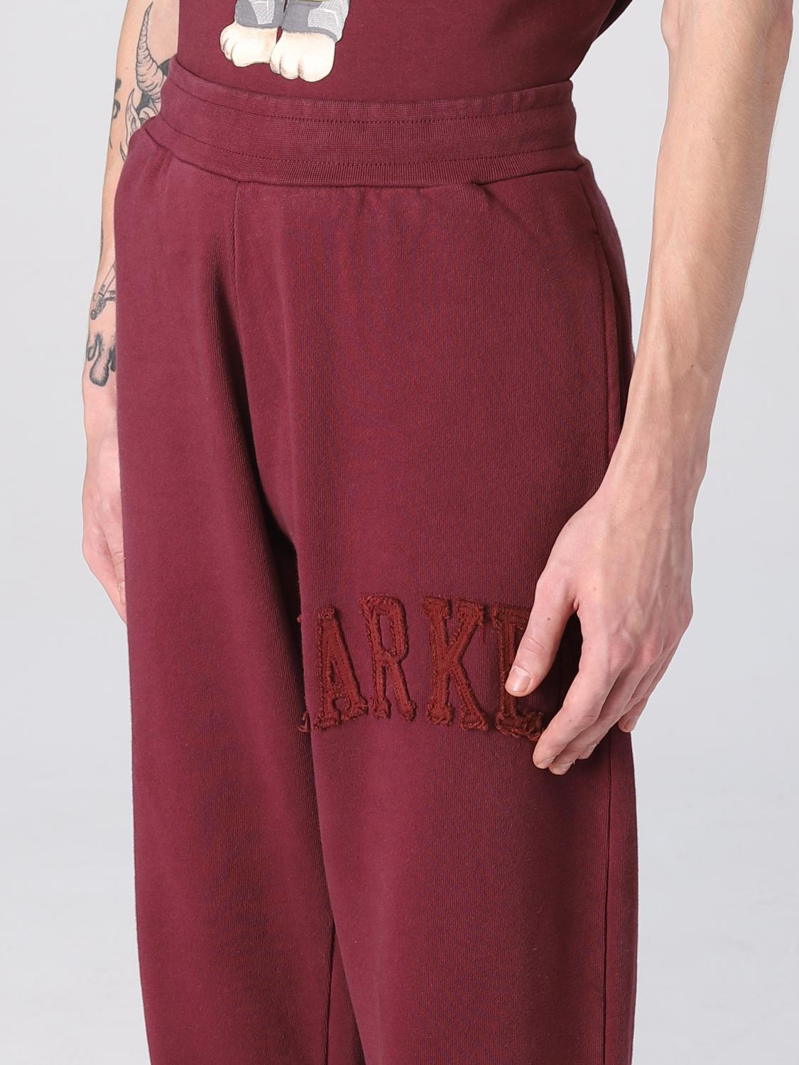 MARKET PANTS: Pants men Market, Burgundy - Img 4