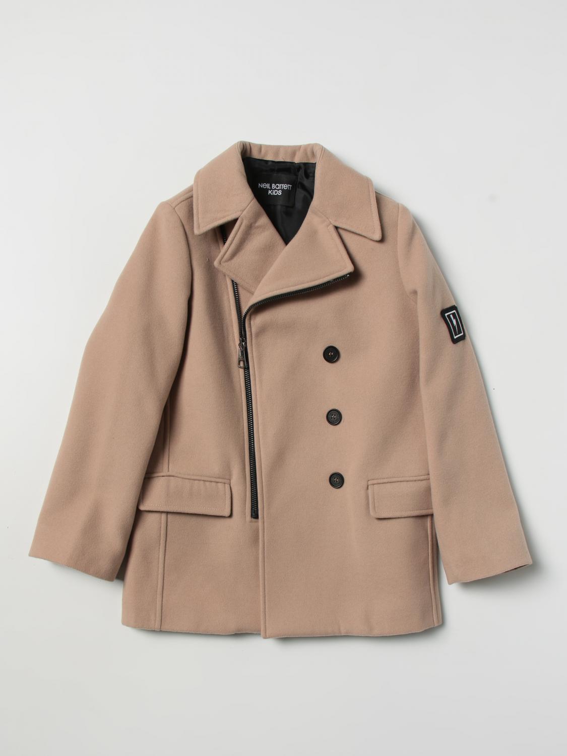 Cappotto Bambino Neil Barrett Cammello