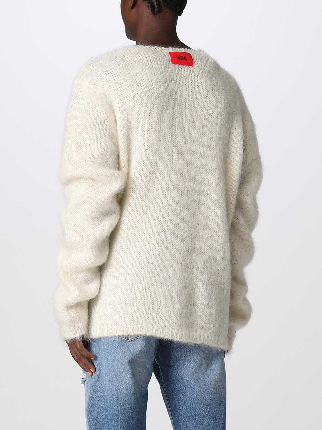424 PULLOVER: 424 Herren Pullover, Weiß - Img 3