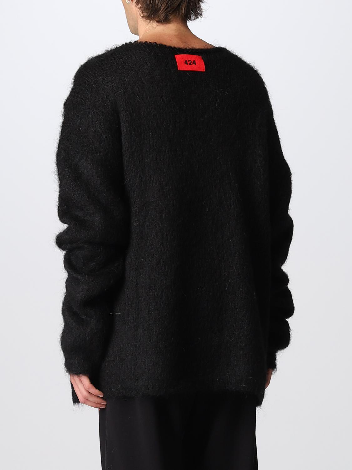 424 PULLOVER: 424 Herren Pullover, Schwarz - Img 3