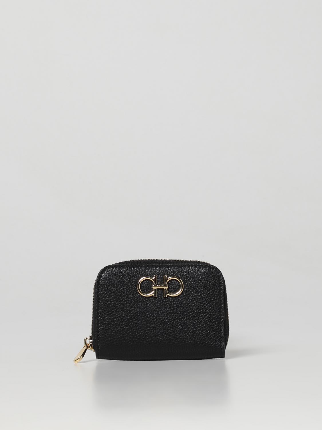 FERRAGAMO GELDBÖRSE: Geldbeutel damen Ferragamo, Schwarz - Img 1