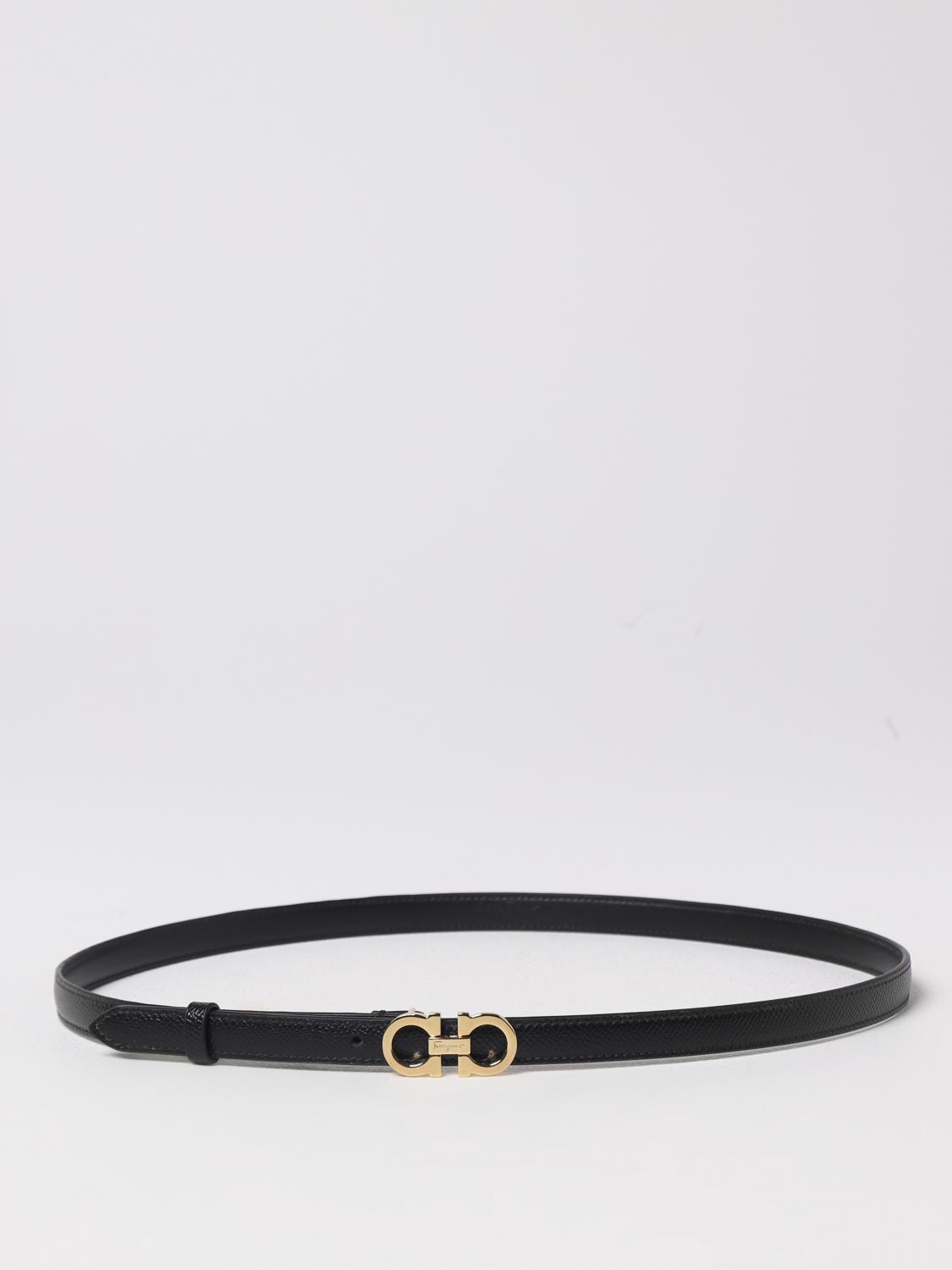 FERRAGAMO BELT: Belt woman Ferragamo, Black - Img 1