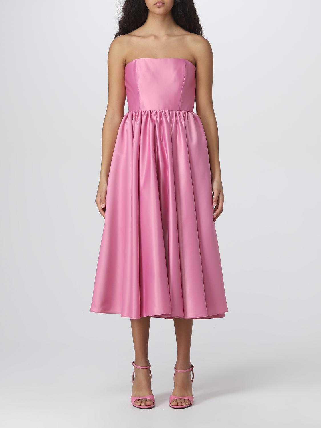 pinko montpellier dress Pinko Montpellier Belted Maxi Dress - Red