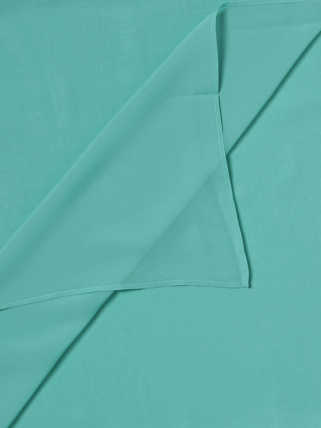 PINKO SCIARPA: Stola Aisha Pinko in chiffon, Azzurro - Img 3