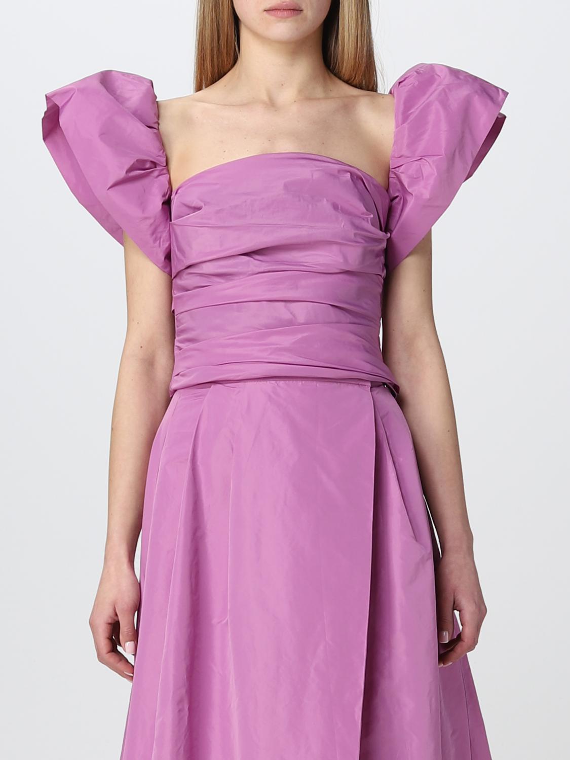 PINKO TOP: Top Pinko in taffetà, Rosa - Img 1