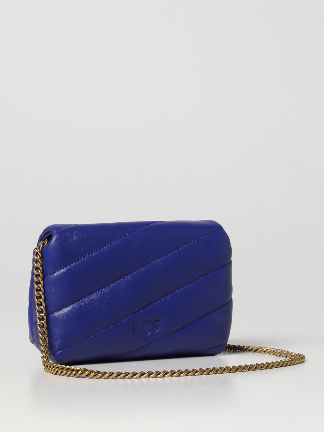 PINKO MINI BAG: Shoulder bag woman Pinko, Blue - Img 2