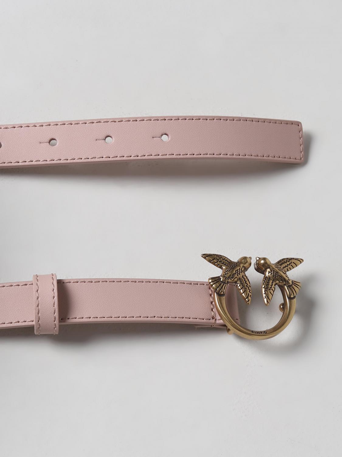 PINKO CINTURA: Cintura Love Berry Pinko in pelle, Cipria - Img 2