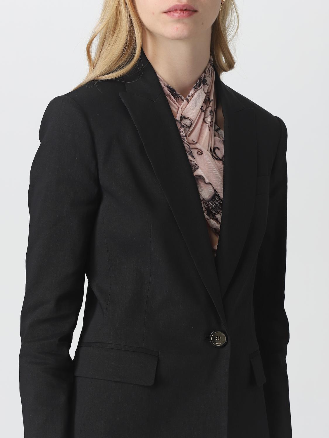 PINKO CHAQUETA: Americana mujer Pinko, Negro - Img 4