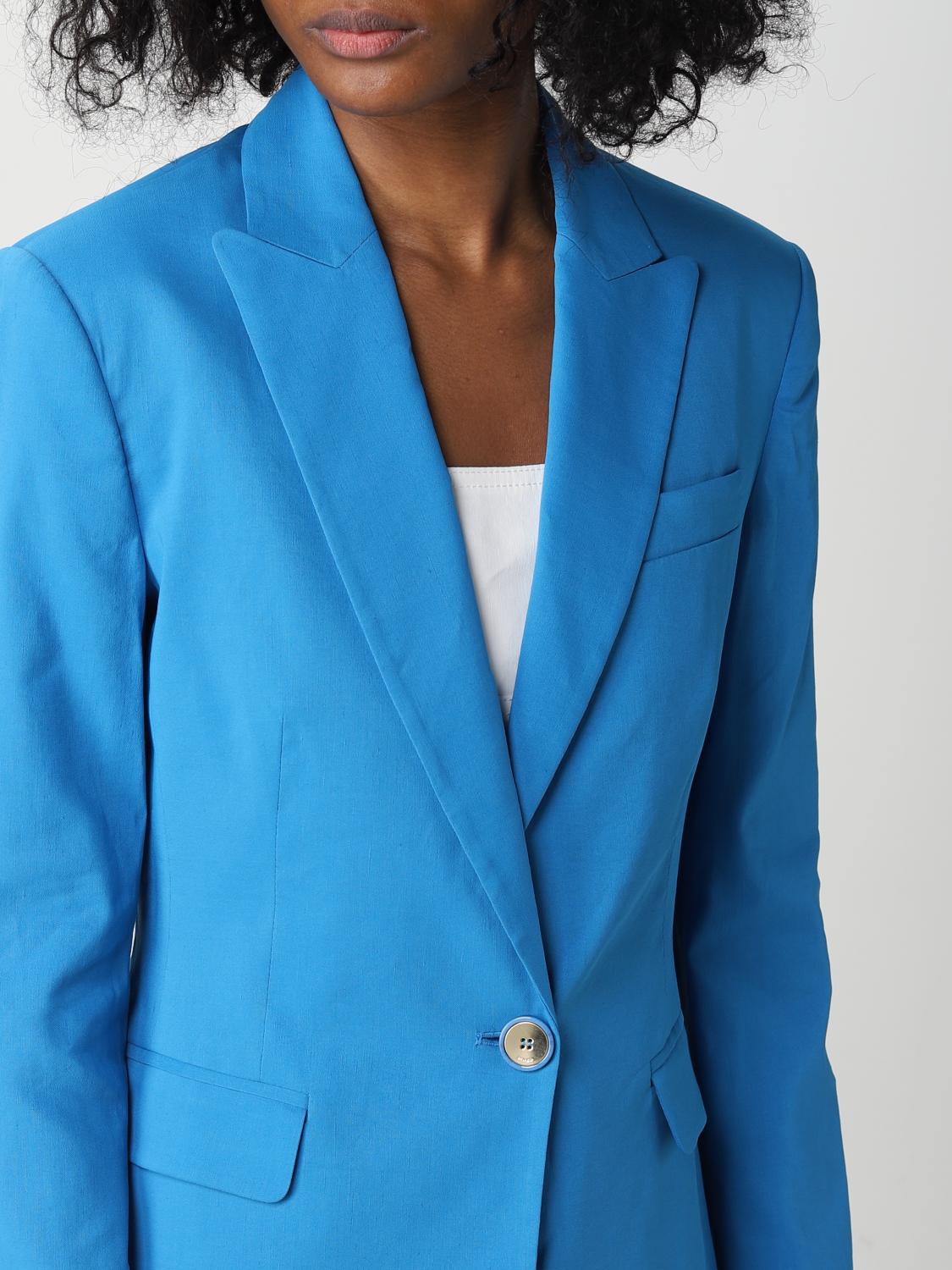 PINKO CHAQUETA: Americana mujer Pinko, Azul Oscuro - Img 3