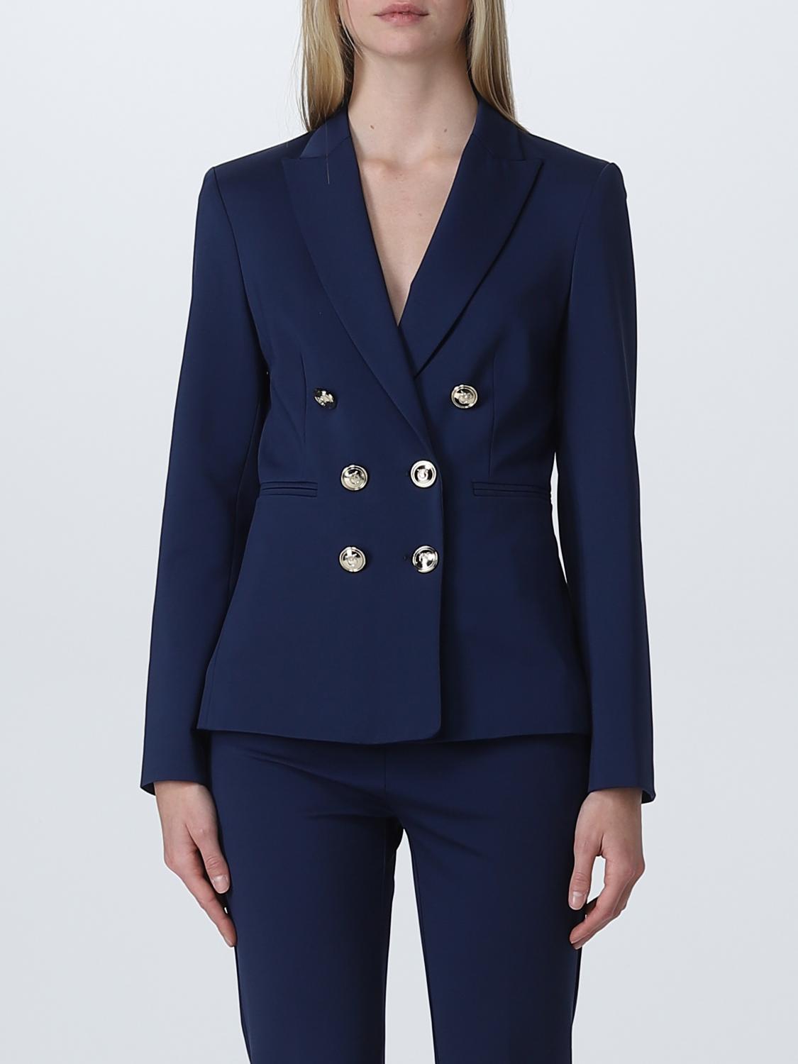 PINKO BLAZER: Blazer Pinko in misto viscosa, Blue - Img 1