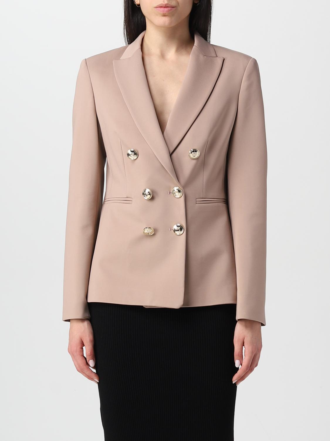 PINKO AMERICANA: Americana mujer Pinko, Beige - Img 1