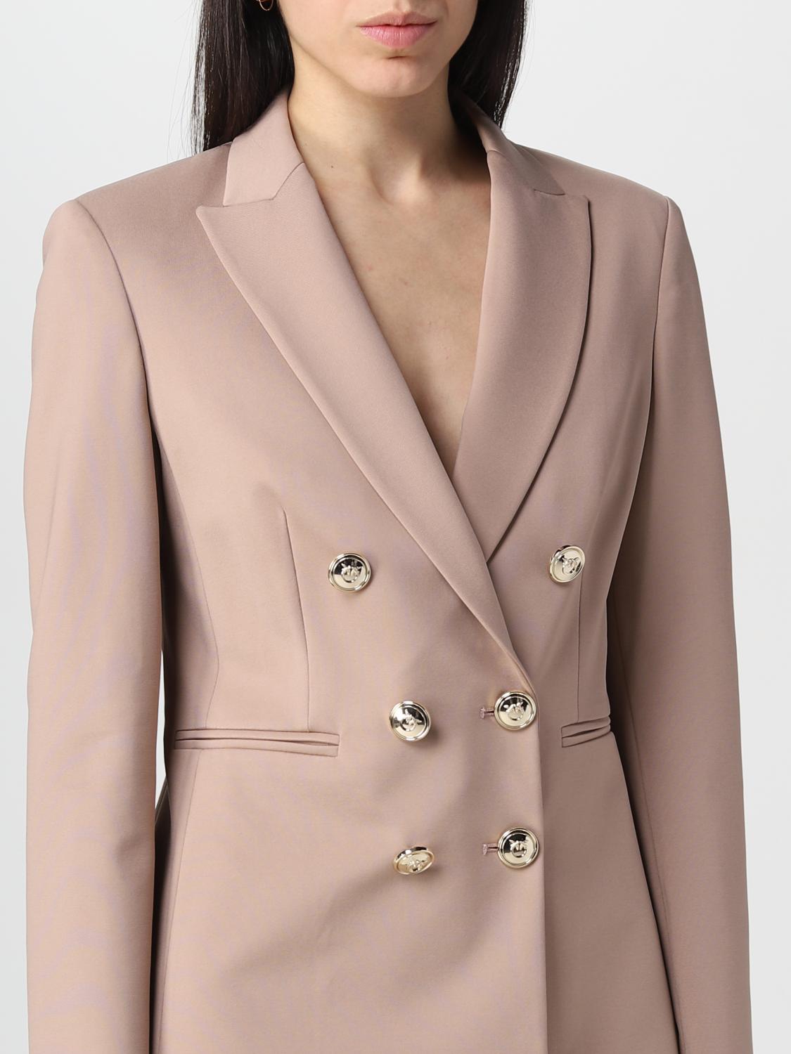 PINKO AMERICANA: Americana mujer Pinko, Beige - Img 4