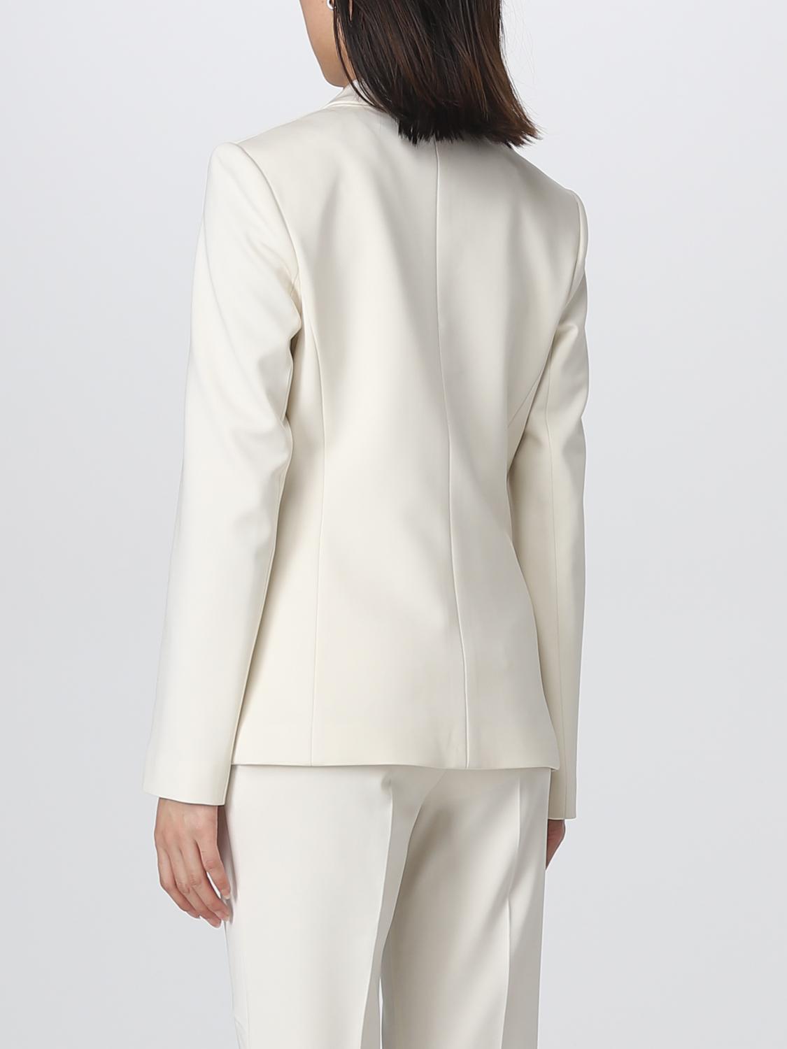 PINKO BLAZER: Blazer Pinko in misto viscosa, Panna - Img 3