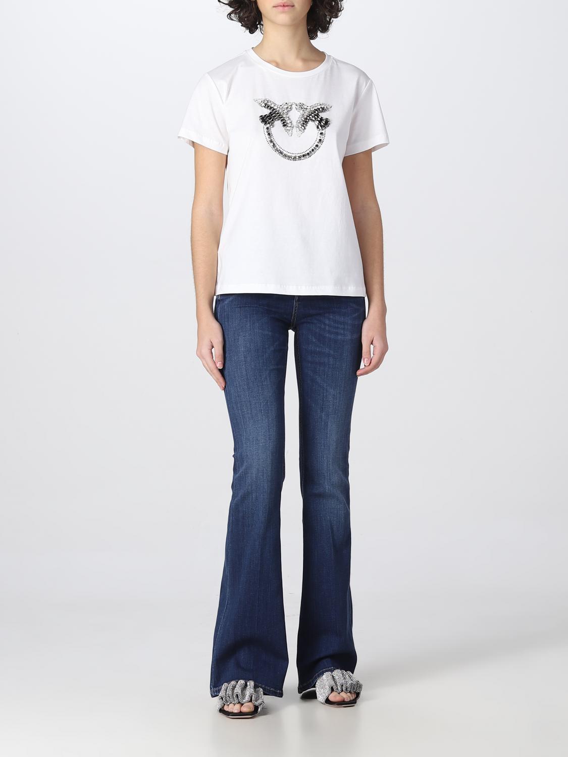 PINKO CAMISETA: Camiseta mujer Pinko, Blanco - Img 2