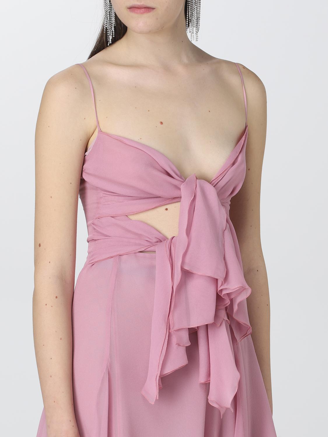 BLUMARINE ABITO: Abito Blumarine in seta, Rosa - Img 4