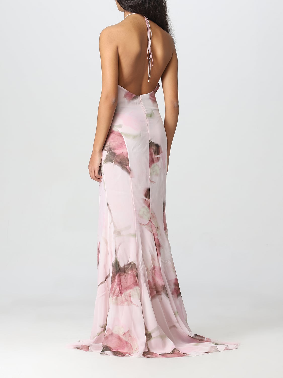 BLUMARINE ABITO: Abito Blumarine in seta, Rosa - Img 2